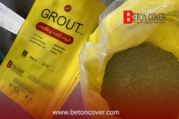 ویژگیها و مزایای گروت آماده پر مقاومت GRT R100
