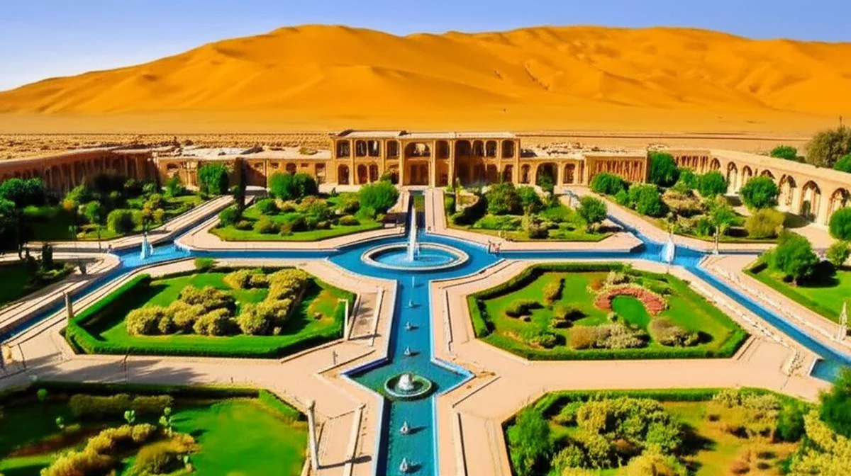 باغ گلشن طبس | بهشت کویر ایران و هر آنچه باید بدانید