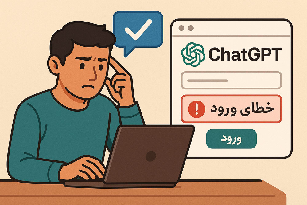 مشکل ورود چت جی پی تی