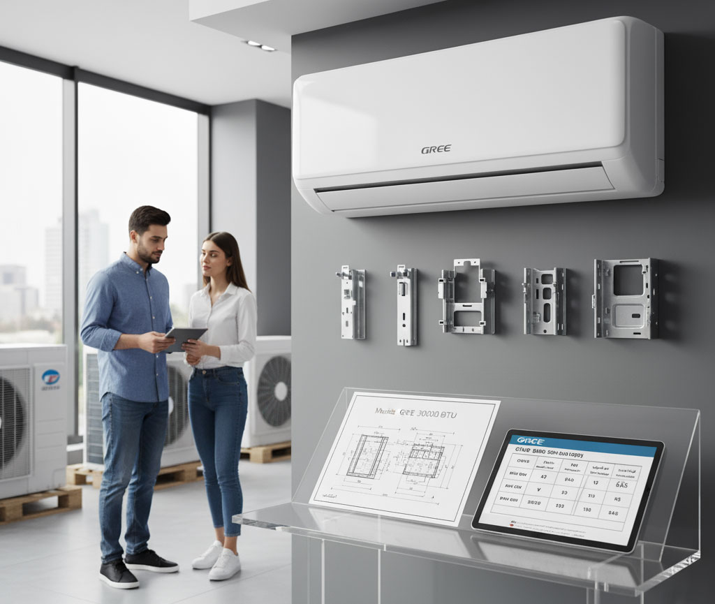 شناخت ابعاد پنل کولر گازی گری 30000 