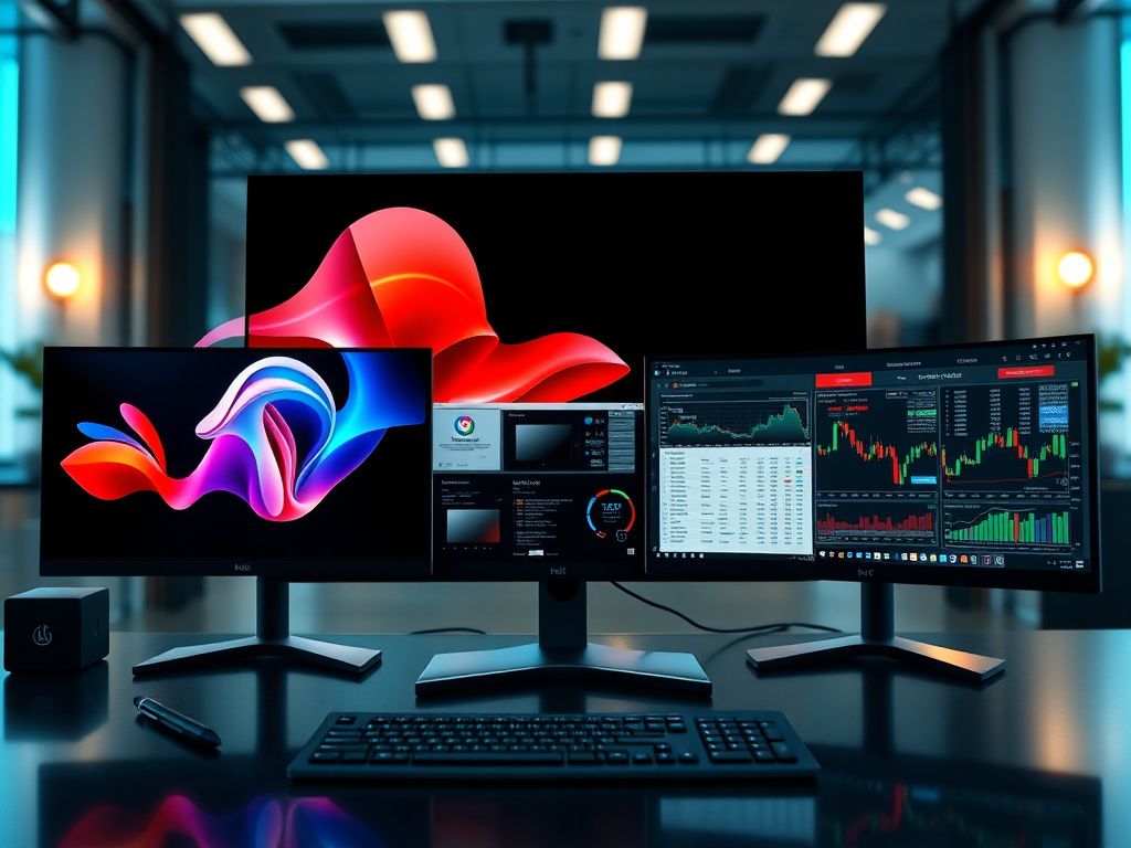 بهترین مانیتورها برای کارهای گرافیک، اداری و ترید در ۱۴۰۵